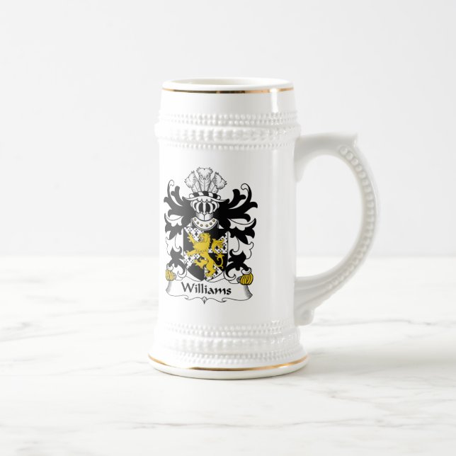 Caneca De Cerveja Crista da família de Williams (Direita)