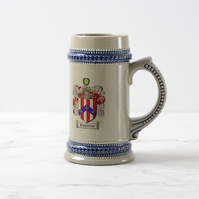 CANECA DE CERVEJA CRISTA DA FAMÍLIA DO CARPINTEIRO - BRASÃO DO (Direita)