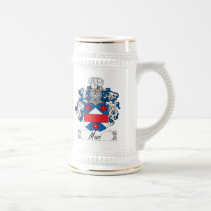 Caneca De Cerveja Crista da família do Masi
