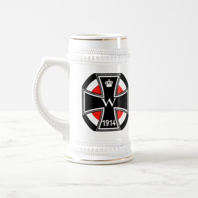 Caneca De Cerveja Cruz do ferro de WWI (Esquerda)
