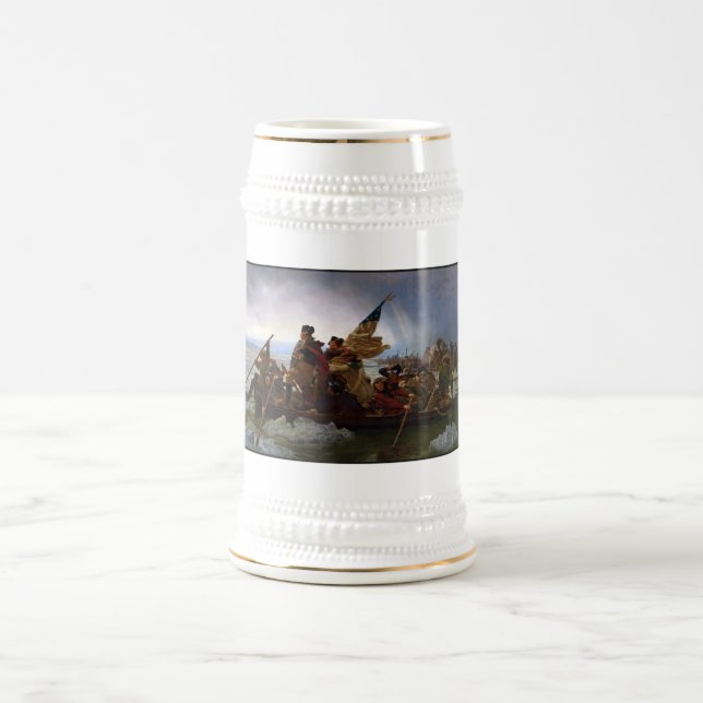 Caneca De Cerveja Cruzando Delaware 1776: General George Washington (Centro)