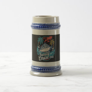 Caneca De Cerveja Cruzeiro em Família 2026 Férias de Verão na Praia