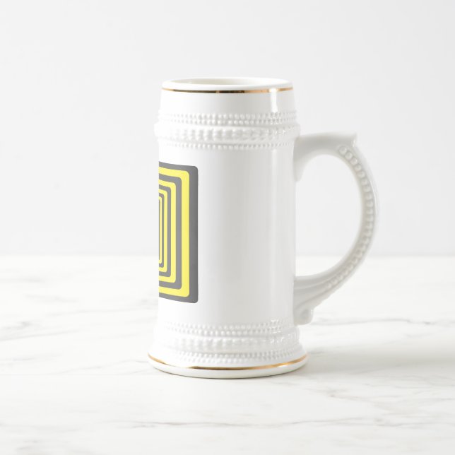Caneca De Cerveja Cuidado, Flor Solar (Direita)