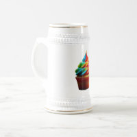 Cupa doce giratória da SlipperyJoe com glacê color