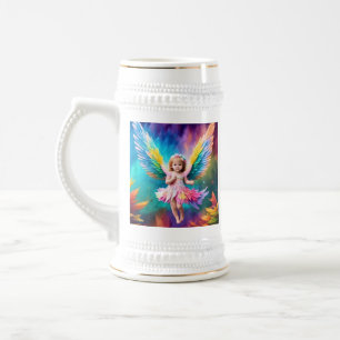 Caneca De Cerveja Cute Baby Angel Wings Art-38424