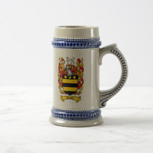 Caneca de cerveja da brasão de Barnes/crista