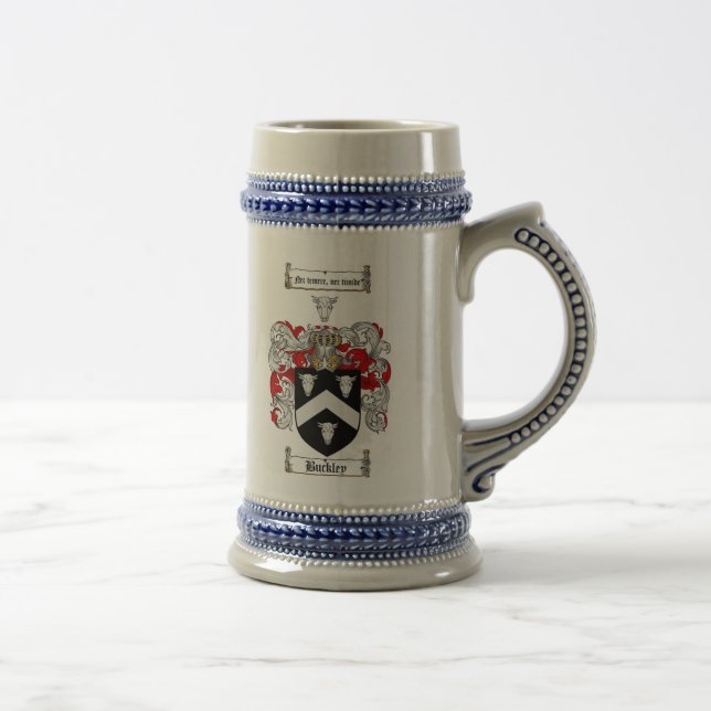 Caneca de cerveja da brasão de Buckley/crista (Direita)