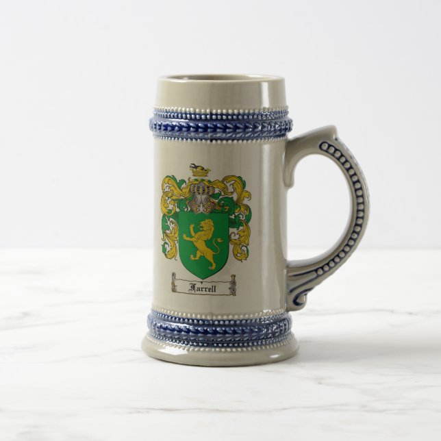 Caneca de cerveja da brasão de Farrell/crista (Direita)