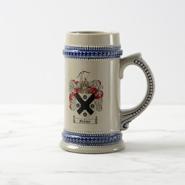 Caneca de cerveja da brasão de Fletcher/caneca de (Direita)