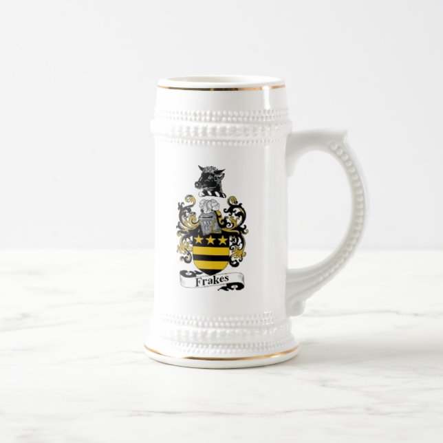 Caneca de cerveja da brasão de Frakes (Direita)