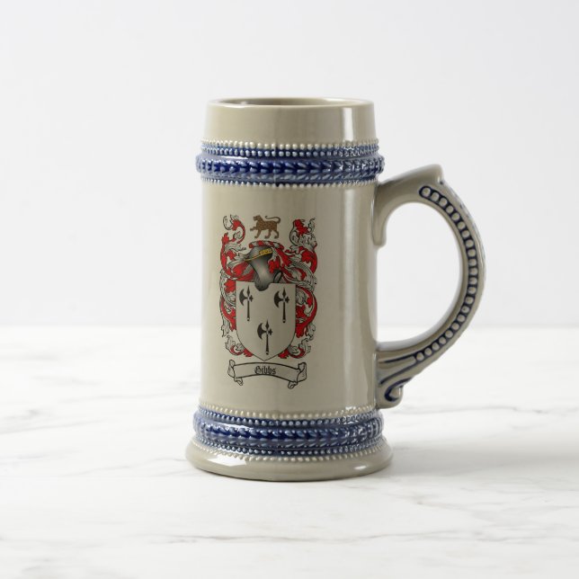Caneca de cerveja da brasão de Gibbs/caneca de (Direita)
