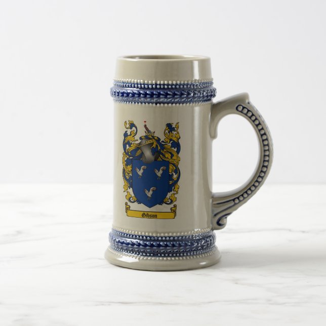 Caneca de cerveja da brasão de Gibson/caneca de (Direita)