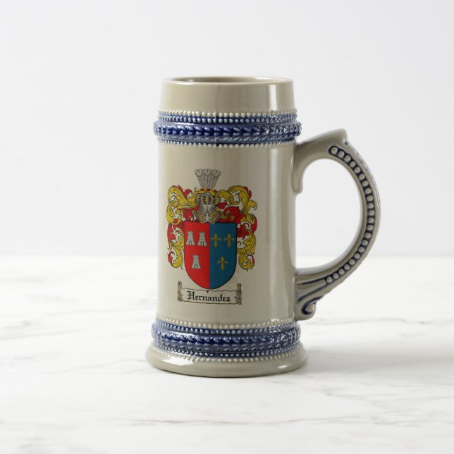 Caneca de cerveja da brasão de Hernández (Direita)