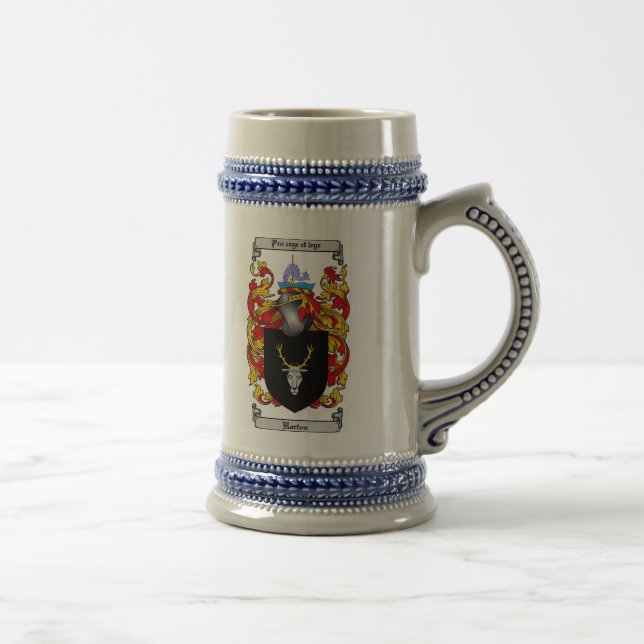 Caneca de cerveja da brasão de Horton/caneca de (Direita)
