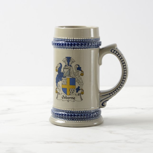 Caneca de cerveja da brasão de Osborne - crista da (Direita)
