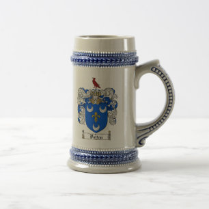 Caneca de cerveja da brasão de Patton