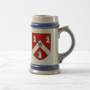 Caneca de cerveja da brasão de Robinson - crista