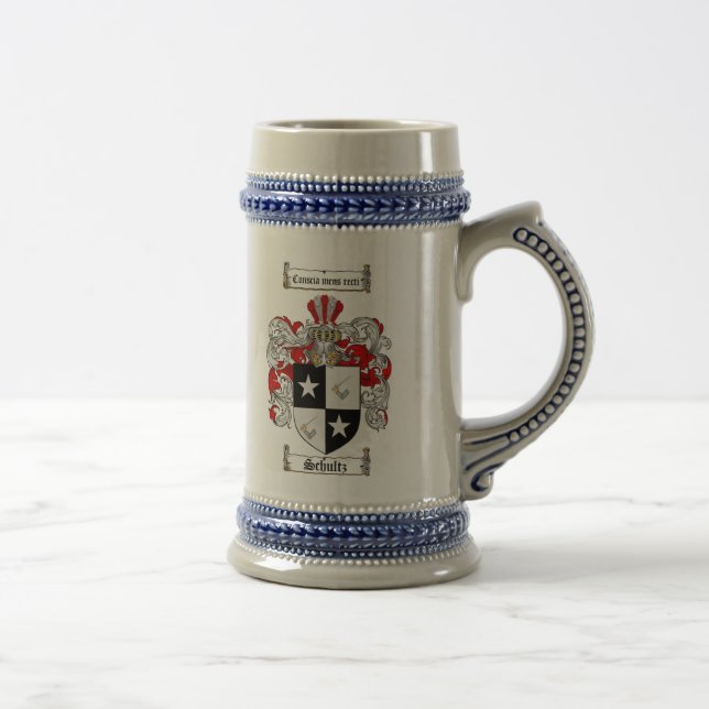 Caneca de cerveja da brasão de Schultz (Direita)