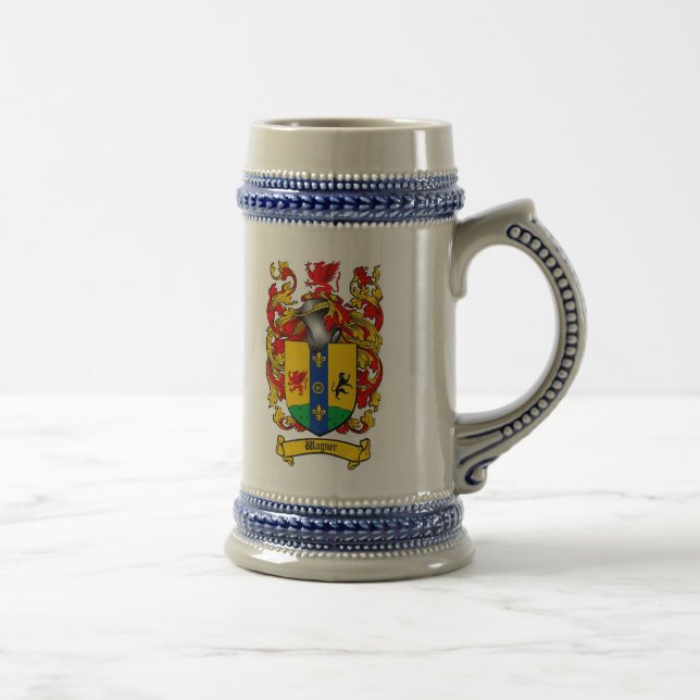 Caneca de cerveja da brasão de Wagner (Direita)