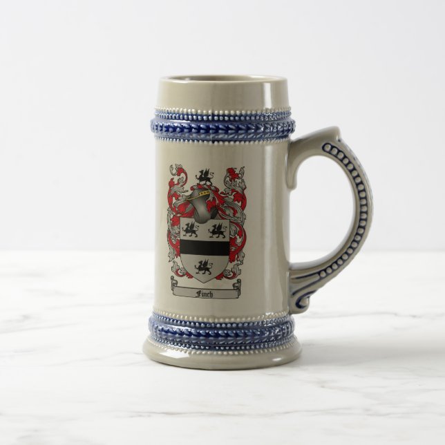 Caneca de cerveja da brasão do passarinho/crista (Direita)