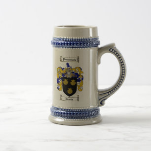 Caneca de cerveja da brasão dos ribeiros/crista