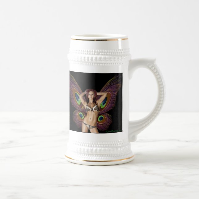 Caneca de cerveja da cerveja da borboleta de (Direita)