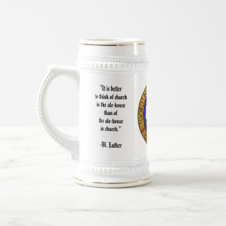 Caneca de cerveja da cerveja de Martin Luther