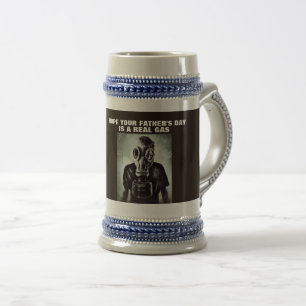 CANECA DE CERVEJA DA CERVEJA DE MÁSCARA GÁS DO dia