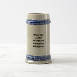 Caneca de cerveja da cerveja do advogado:
