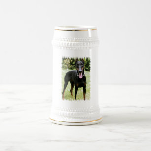 Caneca de cerveja da cerveja do cão do Pinscher d