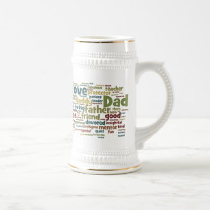 Caneca de cerveja da cerveja do dia dos pais