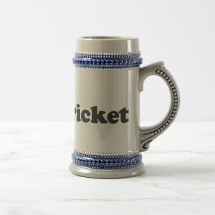 Caneca de cerveja da cerveja do rei Críquete