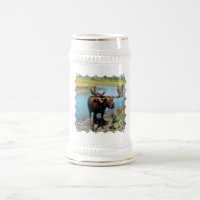 Caneca de cerveja da cerveja dos alces de Bull