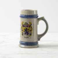 Caneca de cerveja da crista da família de Ford