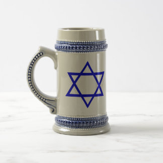 Caneca de cerveja da estrela de David
