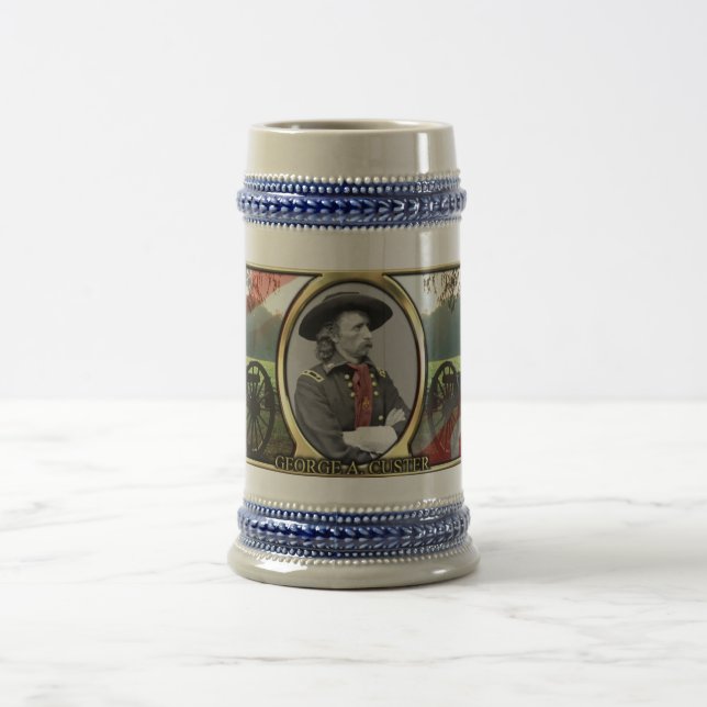 Caneca de cerveja da guerra civil de George A. (Centro)
