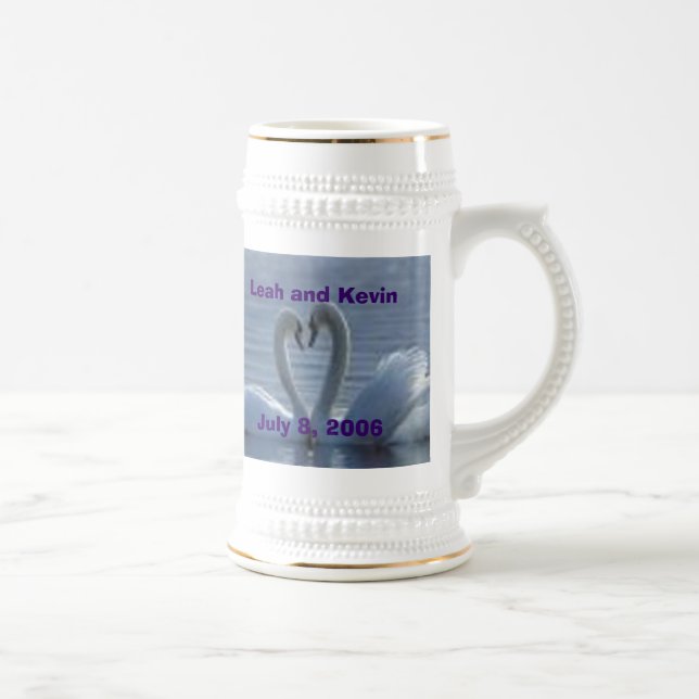 Caneca de cerveja da lembrança do casamento (Direita)
