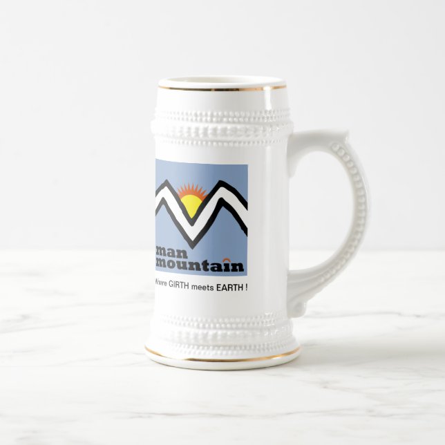 Caneca de cerveja da montanha do homem! (Direita)
