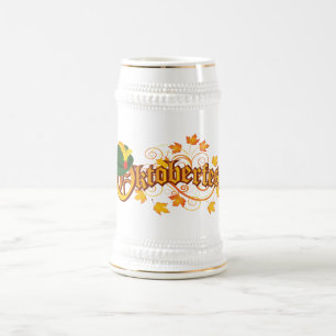 Caneca de cerveja da Oktoberfest alemã