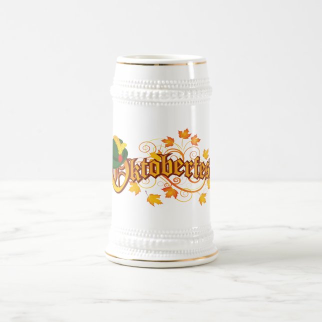 Caneca de cerveja da Oktoberfest alemã (Centro)