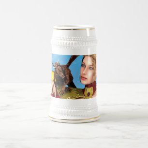 Caneca De Cerveja Dama Dragão