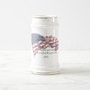 Caneca de cerveja das citações do KRW JFK