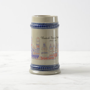 Caneca de cerveja das Forças Britânicas Münster