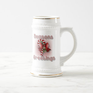 Caneca De Cerveja Das "Natal dos cumprimentos estações"