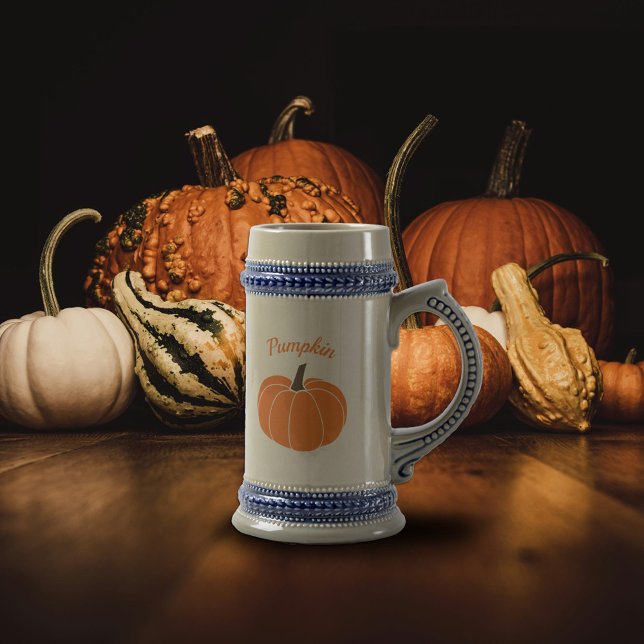 Caneca de cerveja de abelha de abóbora (Pumpkin Beer Stein)