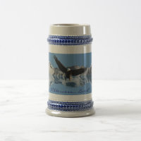 CANECA DE CERVEJA de Bebendo de Águia Selvagem Bal