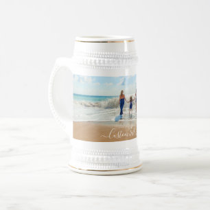 Caneca de cerveja de Beer de Texto de Foto Persona