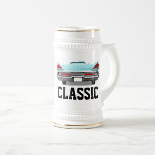 CANECA DE CERVEJA DE CERVEJA AZUL CLÁSSICA