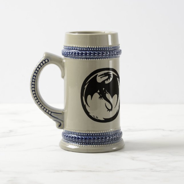 Caneca de cerveja de cerveja Black Dragon (Esquerda)
