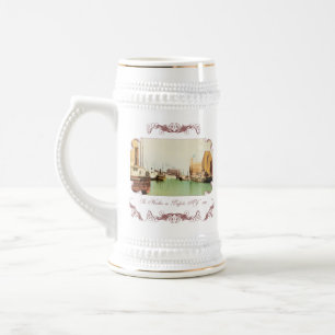 Caneca de cerveja de cerveja de Buffalo Harbor
